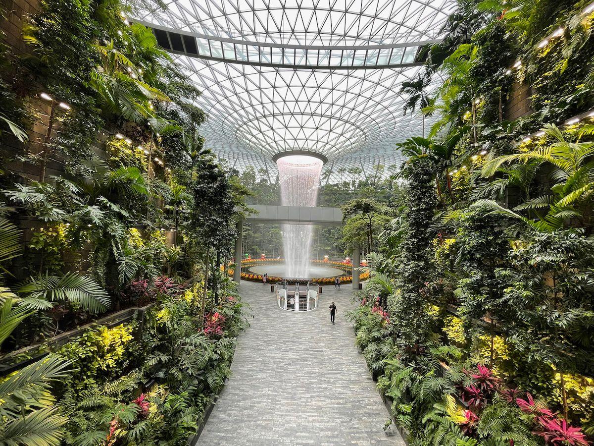 Empty Jewel Changi Airport